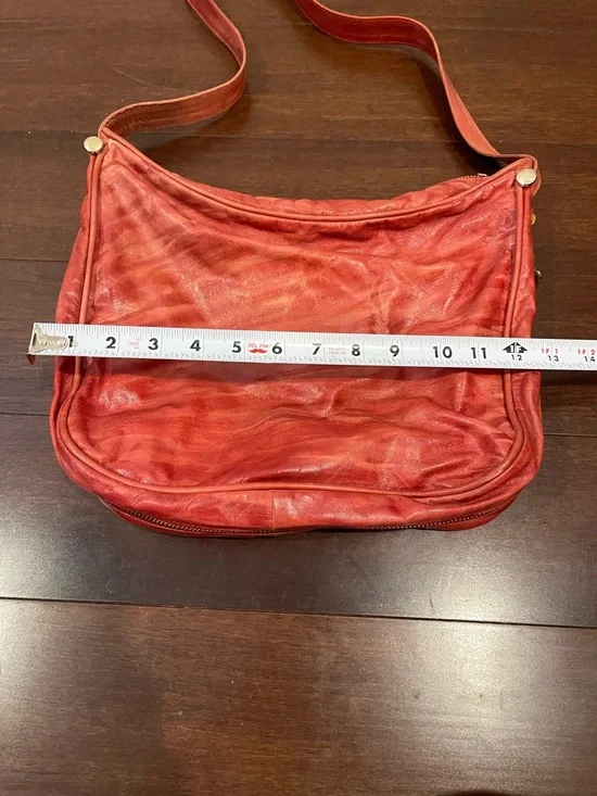 miss max red orange shoulder purse - Picture 2 of 13